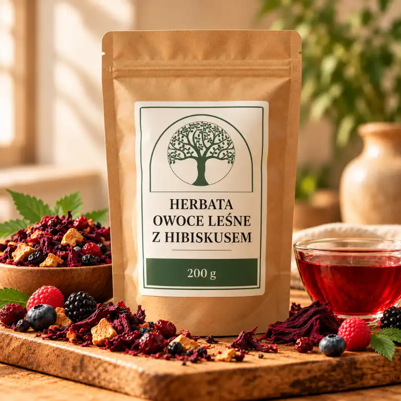 Herbata owoce leśne z hibiskusem
