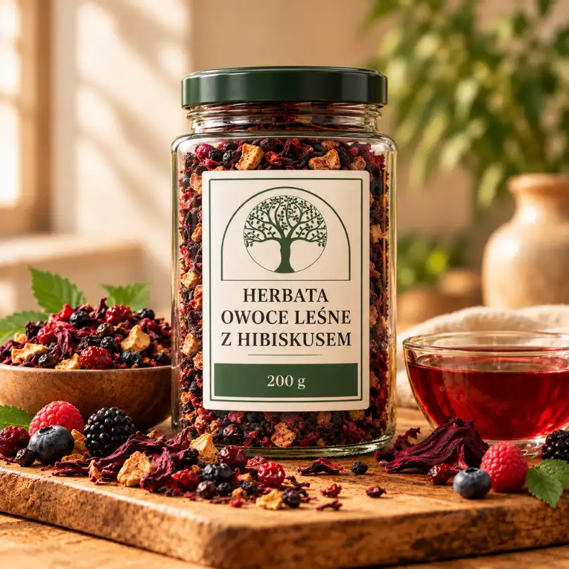 Herbata owoce leśne z hibiskusem